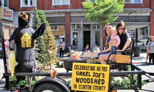Float in the Best of Clinton County parade